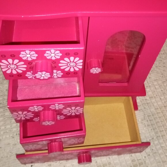 BEAUTIFUL GIRLS PINK LOT OF 2 JEWELRY BOXES AND A DIARY FOR HER SPECIAL THOUGHTS - Picture 7 of 16